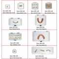 Plastic dental box/dental crown box/denture box